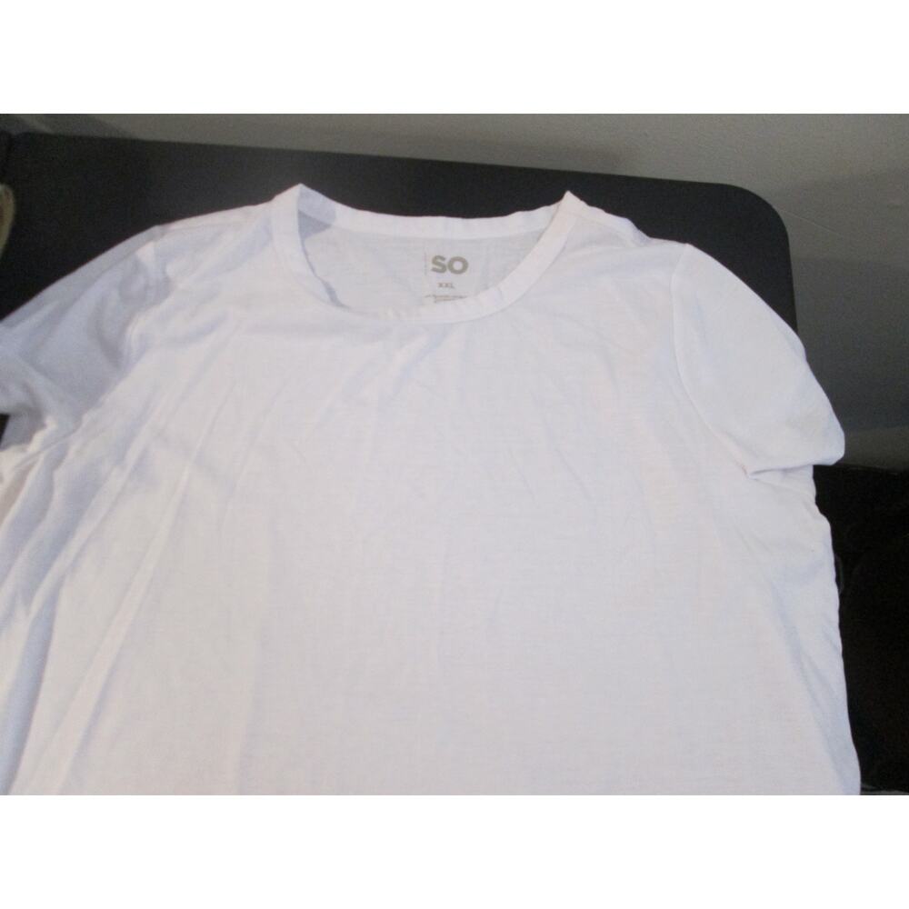 Ladies SZ XXL S/S by SO White EUC